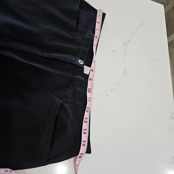 J. Jill Size 14 Stretch Cotton Spandex Straight Leg Black Pants 29" Inseam - Picture 9 of 10